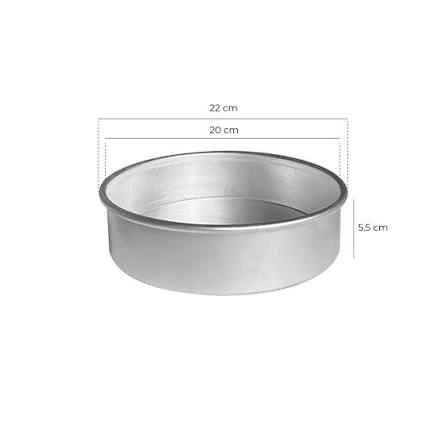 Molde redondo desmontable 20 cm